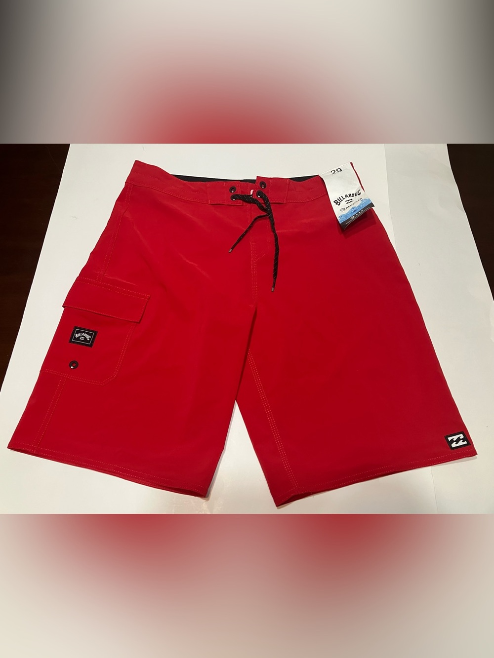 Billabong Recycler All Day Pro Board Shorts Size 29 Red  New With Tags Pocket